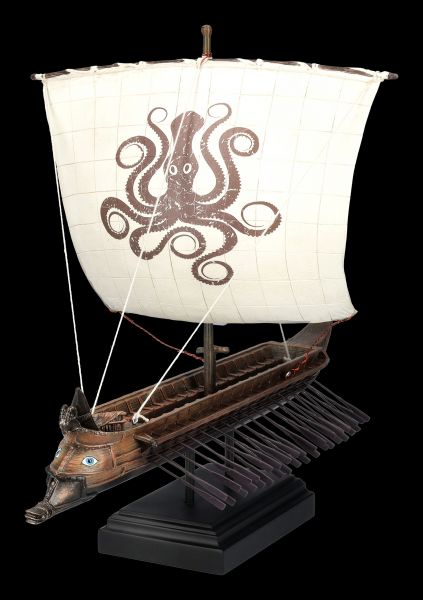 Greek Trireme with Octopus Sail