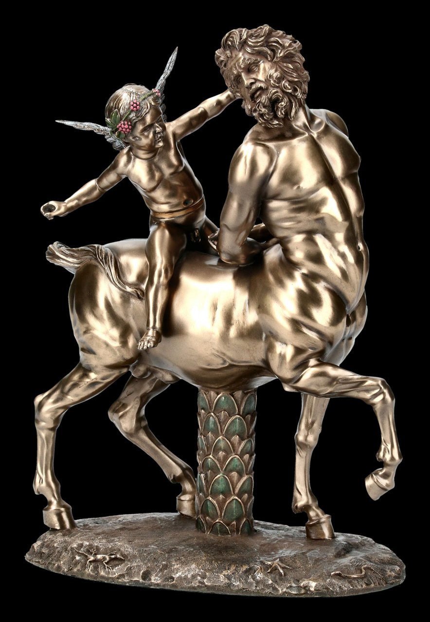 Amor reitet auf dem Kentauren - Figur