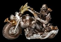 Skeleton Biker Figure on Motorcycle - Full Throttle