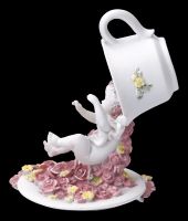 Angel Figurine - Putto falling out of Cup