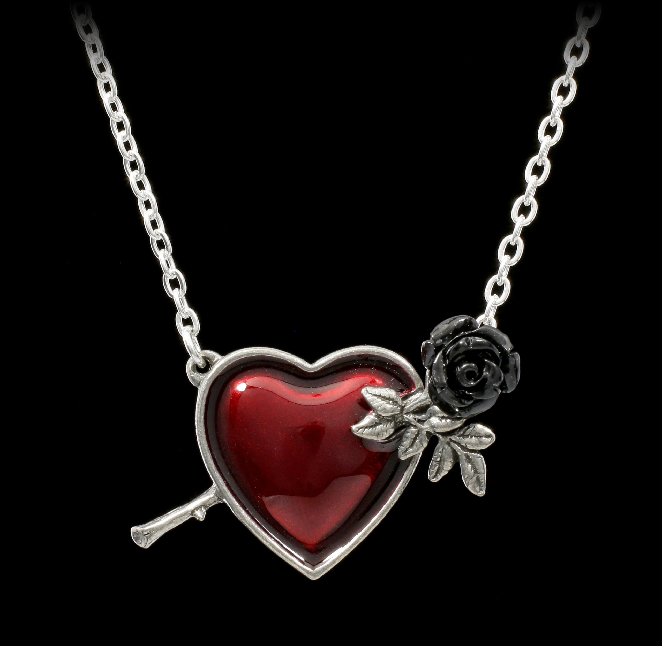Alchemy Heart Necklace - Wounded by Love.
