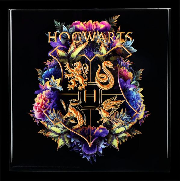 Crystal Clear Picture Harry Potter - Hogwarts Floral Crest Fine Oddities 