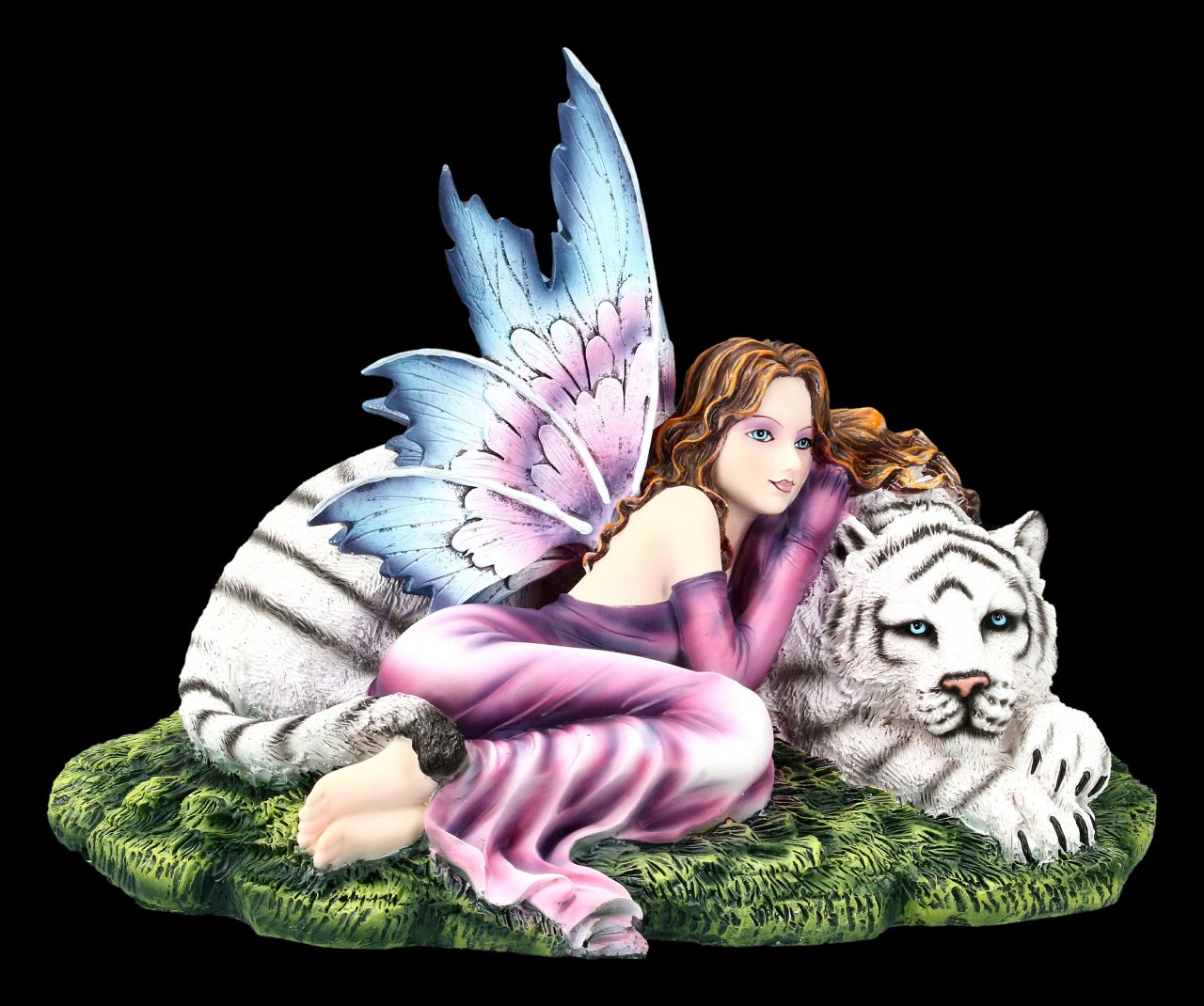 Elfen Figur - Maritima mit weißem Tiger