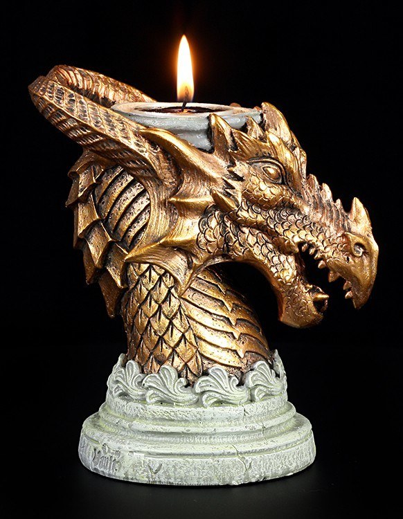 Alchemy The Vault - Dragon Candle Holder