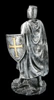 Tempelritter Figur mit Schild und Schwert