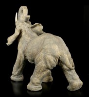 Große Elefanten Figur mit erhobenem Rüssel