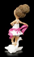 Funny Job Figurine - Ballet Dancer with Swan