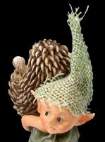 Pixie Goblin Figurine with Hedgehog - You poke...