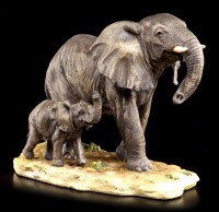 Elephant Figurine - Child with Mother