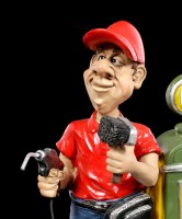 Funny Jobs Figurine - Gas Station Attendant