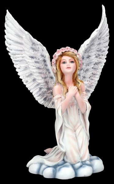 Angel Figurine - Sarah Praying on Cloud