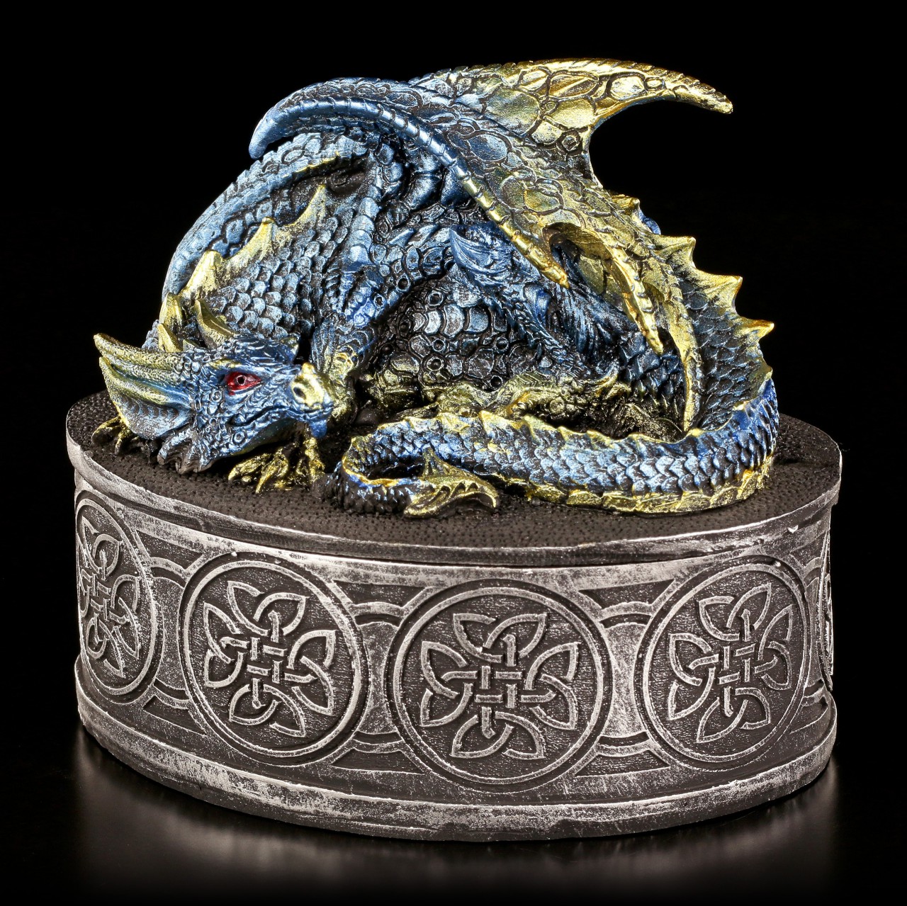 Dragon Relic Box - Cobalt blue