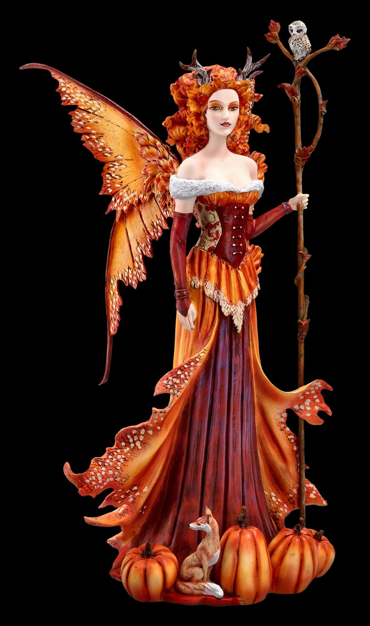 Amy Brown Elfen Figur - Pumpkin Queen