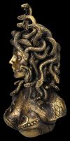 Medusa Figurine - Bust Bronze coloured