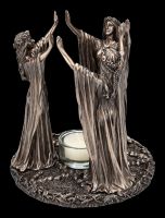 Teelichthalter - Dreifach Göttin Wicca Zeremonie