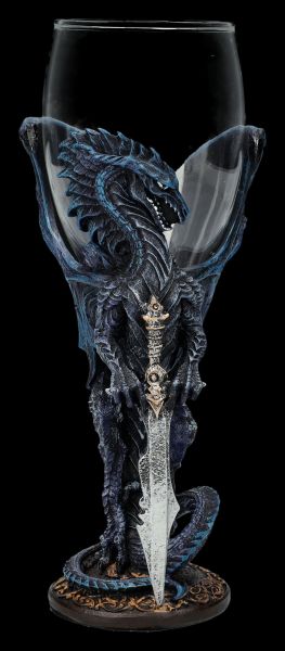 Glass Goblet Dragon - Night Blade