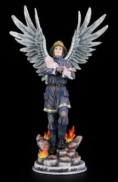 Guardian Angel Figurine - Firefighter