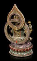 Buddha Figurine - Ganesha on Lotus Throne