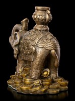 Feng Shui Figur - Elefant mit Goldstücken