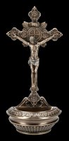 Kruzifix - Jesus Weihwasserbecken