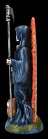 Santa Muerte Figurine - Grim Reaper blue