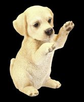 Dog Figurine - Labrador Puppy Begs