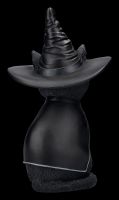 Occult Cat Figurine with Witches Hat - Purrah large