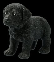 Hunde Figur - Schwarzer Labrador Welpe