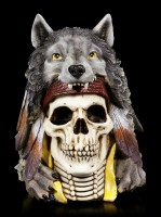 Skull Medicine Man - Wolf Spirit