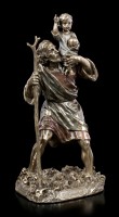 St. Christopherus Figur mit Jesuskind