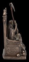 Reaper Figurine - Santa Muerte on Throne with Scythe