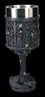 Gothic Kelch mit Drache und Reapern - Dragon Ivy