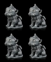 Gargoyle Figurines - Little Unicorn Set of 4