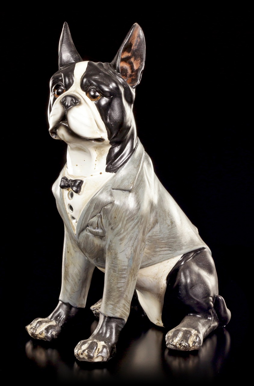 Curious Dog Figurine - French Bulldog