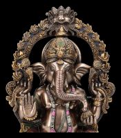 Ganesha Figur unter Tempelbogen