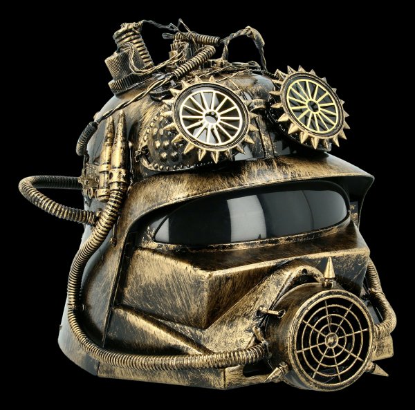 Steampunk Helmet - Alien