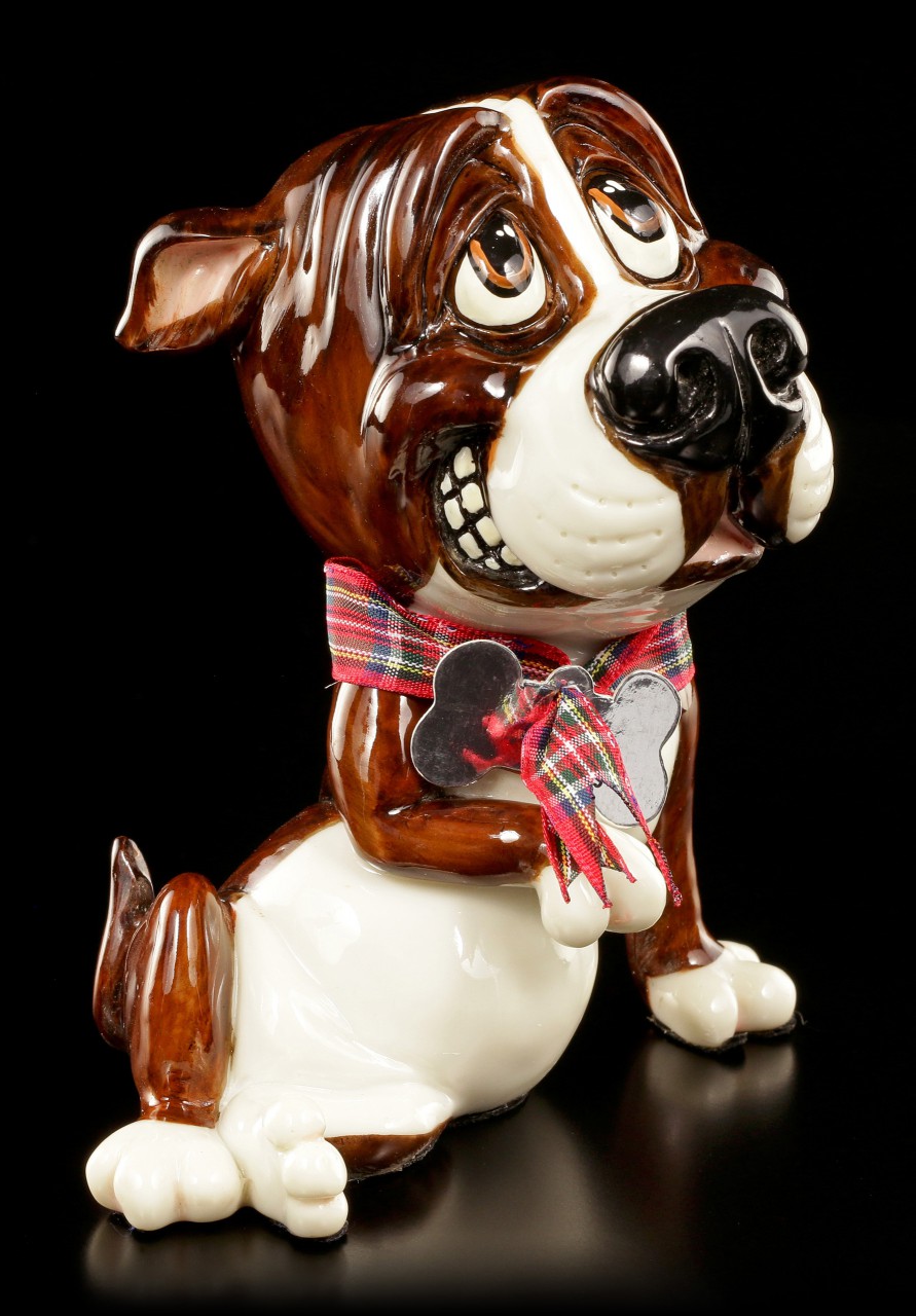 Dog Figurine - Bull Terrier Chaz - Little Paws