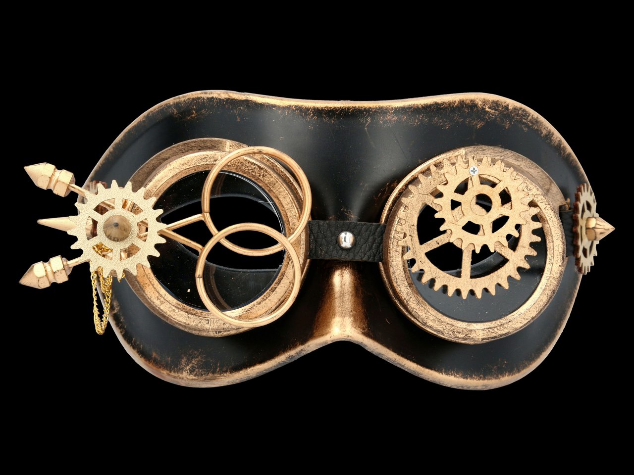 Steampunk Maske - Turning Wheel
