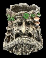 Flower Pot - Greenman holds his Beard