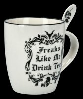 Mug with Spoon - Freaks Like Me Drink Tee