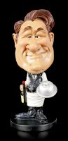 Funny Job Figurine - Bobblehead Waiter