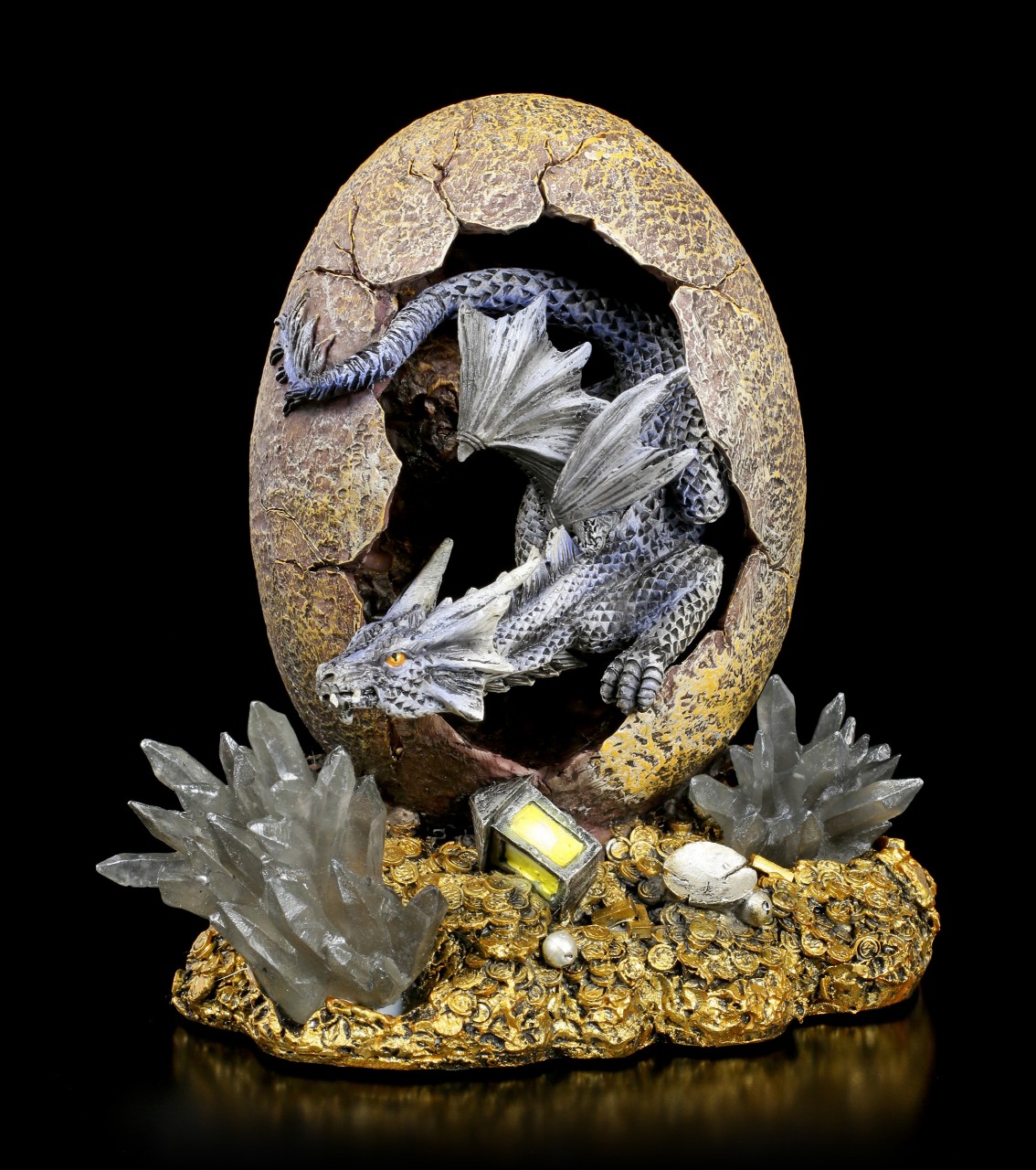 Dragon Figurine - Novus hatches from Egg