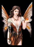 Fire Fairy Figurine - Marrona with Dragon