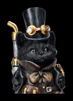 Steampunk Cat Figurine - Steamsmith&#39;s Cat