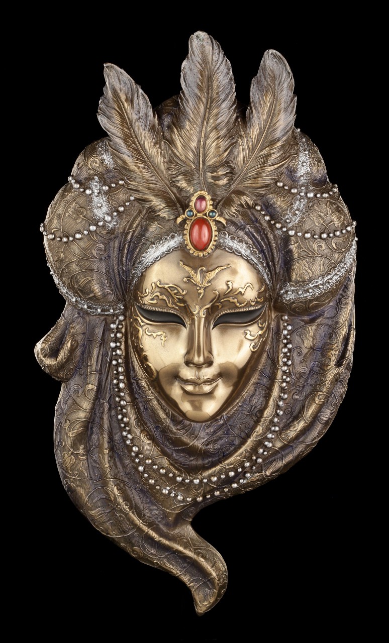 Venezianische Maske - Pearl Necklace