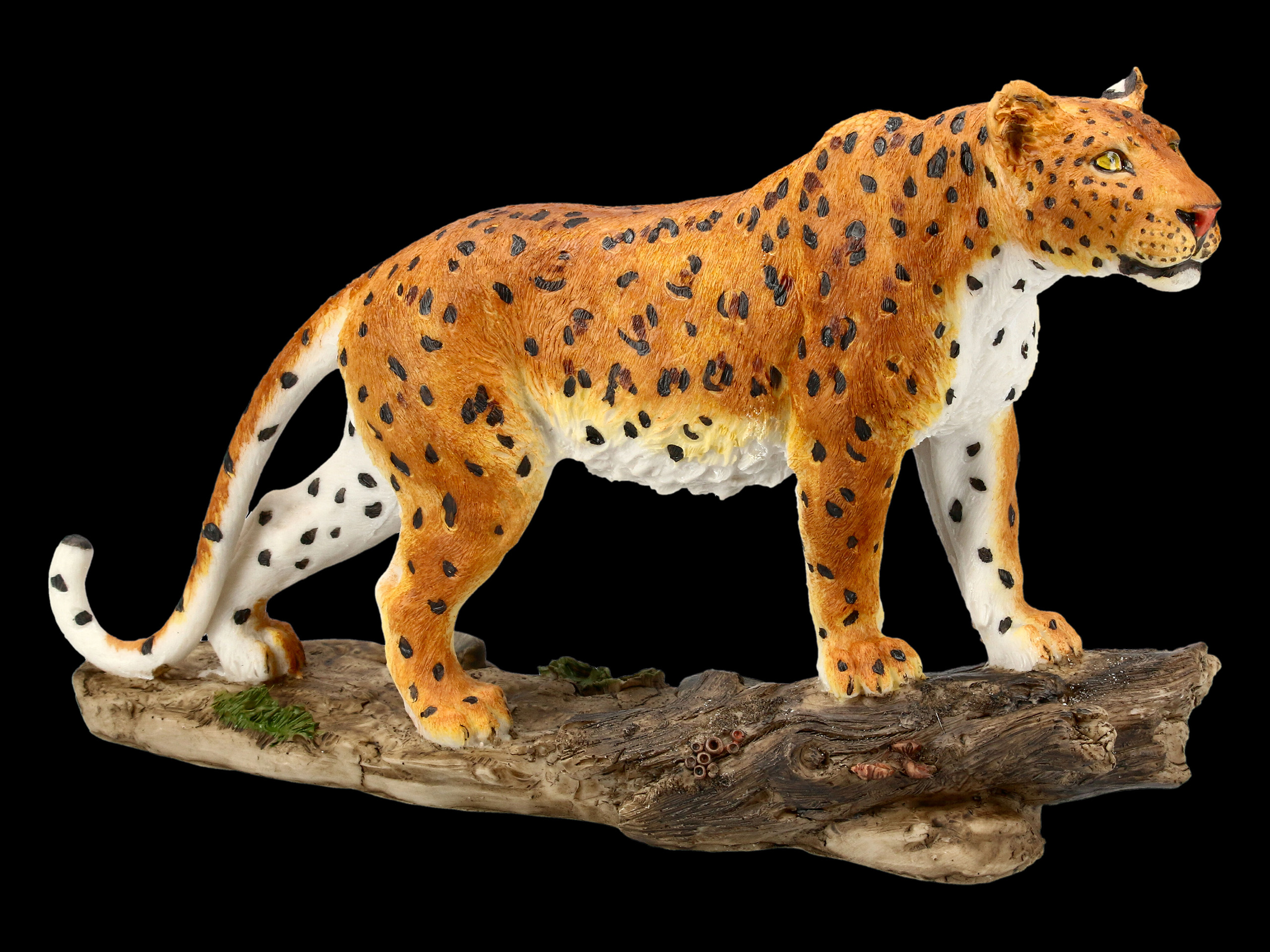 Figur Leoparden Ast auf