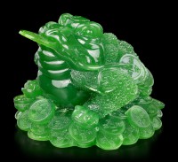 Feng Shui Figurine - Money Toad jade colored