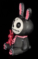 Bunny Black Bun Bun - Furry Bones Figurine