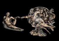 Die Erschaffung Adams Figuren Set by Michelangelo