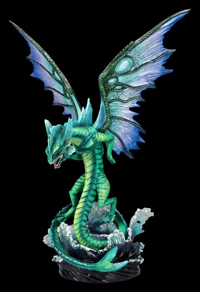 Dragon Figurine green-blue - Water Dragon